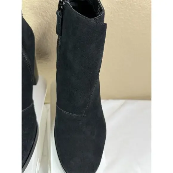 Cole Haan Women Harrington Grand Suede Size 9B Black Bootie - Picture 3 of 9